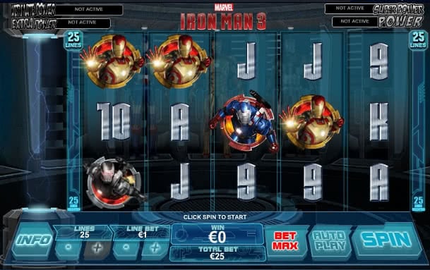 Gamble Iron Man 3 slot machine