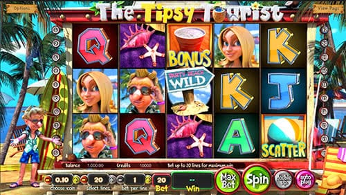Play The Tipsy Tourist slot for free, read the review and have a great time on our website!