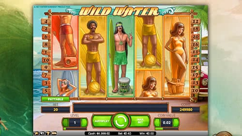 Wild Water slot machine - multiply your wins up to 200 times!