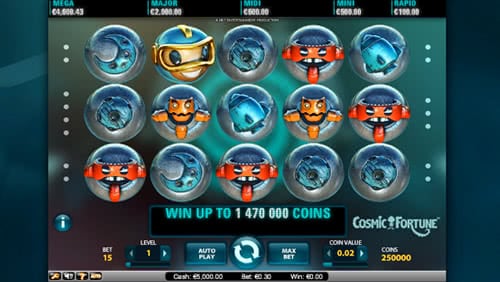Cosmic Fortune Slot - Free Bonus Games Will Multiply Your Wins