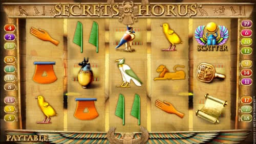 Slot Machine Secrets Of Horus