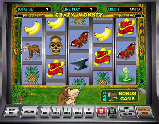 Crazy Monkey Slot Machine
