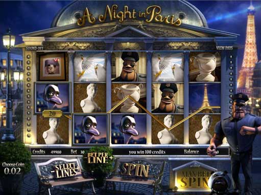 A Night in Paris slot game