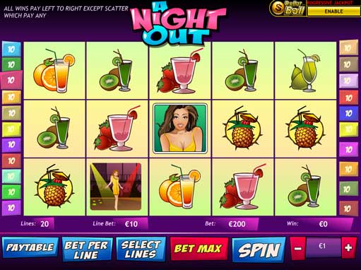 Play A Night Out slot machine