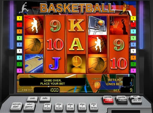 Gamble Basketball slot machine online