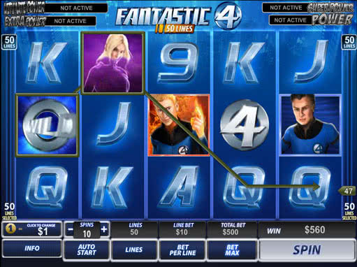 Fantastic 4 Casino Games