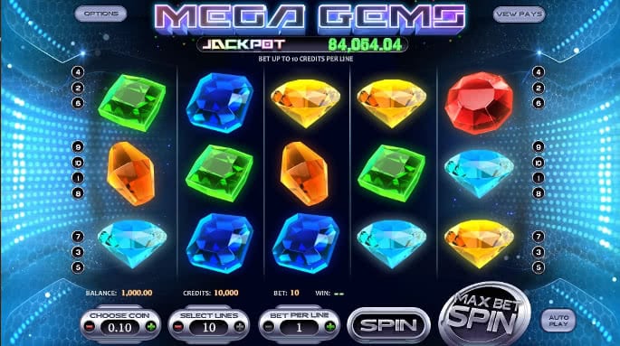 Gamble Mega Gems slot machine online