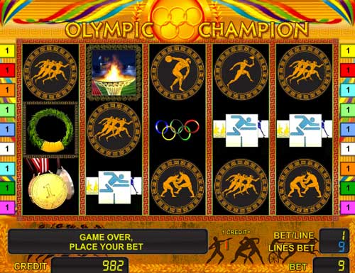 Olympic Champion slot game demo