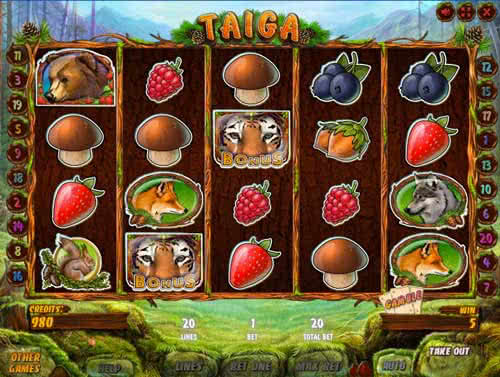 Play Taiga slot game online