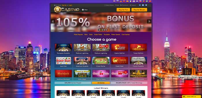 free online bitcoin casino