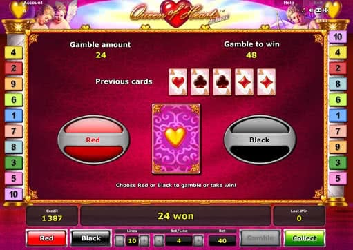 Queen Of Hearts Online Game Gaminator