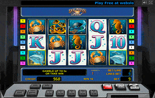 Dolphin`s Pearl slot screenshot