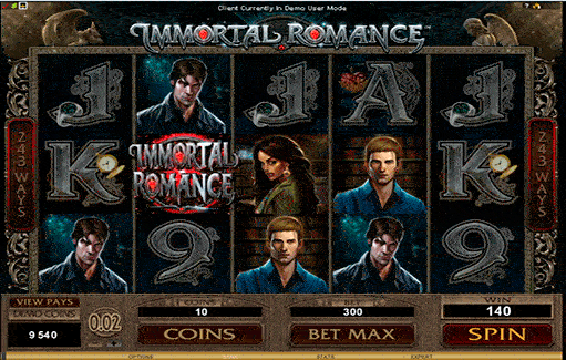 Immortal Romance Slot Game Free Play