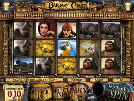 Enjoy Barbary Coast slot machine