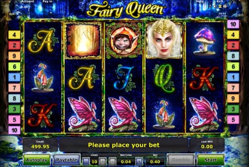 Play free Fairy Queen slot online